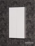 Biała szafka nad zabudowę stelaża 60x110 cm