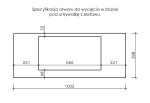 Instrukcja wycięcia otworu pod umywalkę seria Victa