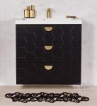 Elegancki złoty uchwyt Domino