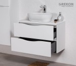 Nowoczesna podwieszana szafka łazienkowa 80 cm seria Onda