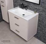 Elegancka kaszmirowa szafka łazienkowa 80 cm