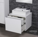 Dwuszufladowa szafka łazienkowa Tretto, szerokość 60 cm