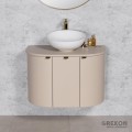 Szafka łazienkowa macadamia 80 cm seria Mia Smooth