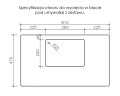 Instrukcja wycięcia otworu w blacie pod umywalkę w serii Tretto