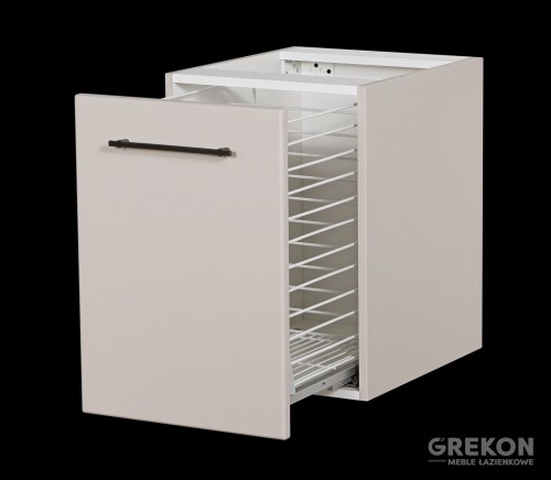 Szafka modułowa kaszmirowa EGO 40 cm z wysuwanym koszem cargo