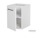 Szafka łazienkowa biała z półką 40 cm EGO
