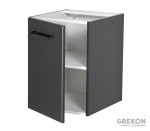 Szafka łazienkowa antracytowa z półką 40 cm EGO