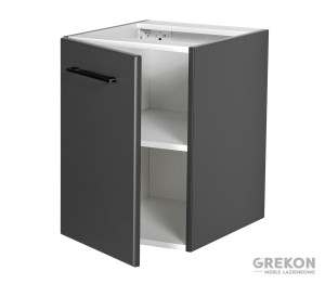 Szafka łazienkowa antracytowa z półką 40 cm EGO