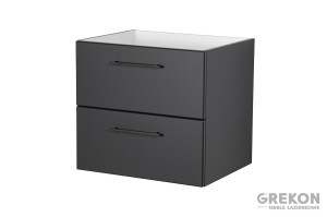 Szafka łazienkowa antracytowa 60 cm EGO