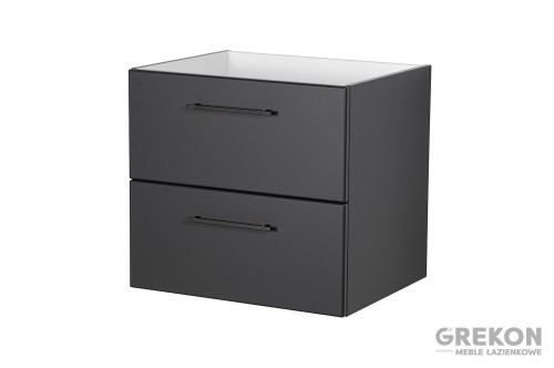 Antracytowa szafka łazienkowa 60 cm seria Ego