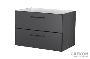 Szafka łazienkowa antracytowa 80 cm EGO