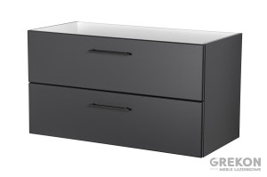 Szafka łazienkowa antracytowa 100 cm EGO
