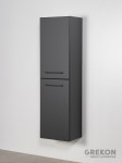 Regał łazienkowy antracytowy 40x143cm EGO