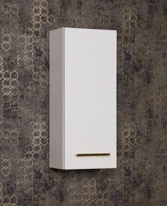 Szafka łazienkowa wisząca biała 30x72cm BELLI GOLD