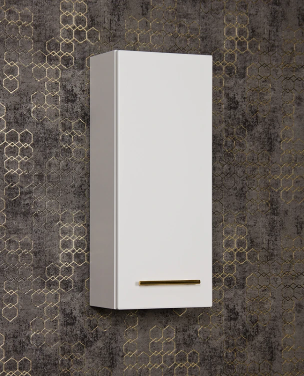 Szafka łazienkowa wisząca biała 30x72cm BELLI GOLD