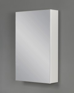 Szafka łazienkowa z lustrem biała matowa 50x80cm BELLI GOLD
