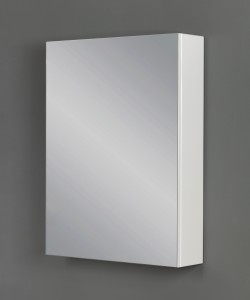 Szafka łazienkowa z lustrem biała matowa 60x80cm BELLI GOLD