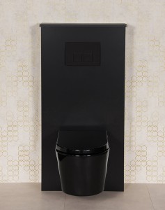 Zabudowa stelaża wc czarna matowa BELLI GOLD