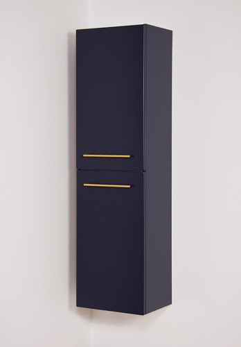 Regał łazienkowy granatowy 40x143,5cm BELLI GOLD