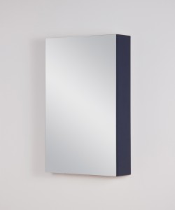 Szafka łazienkowa z lustrem granatowa 50x80cm BELLI GOLD