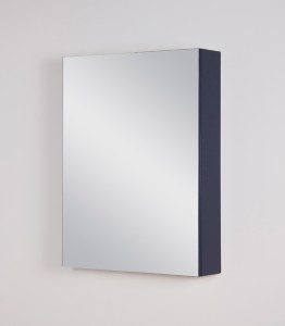 Szafka łazienkowa z lustrem granatowa 60x80cm BELLI GOLD