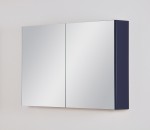 Szafka łazienkowa z lustrem granatowa 100x65cm BELLI GOLD