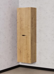 Regał łazienkowy dąb burlington 45x155cm BRENDO