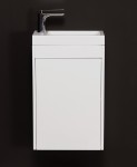 Szafka łazienkowa biała idealna do małego WC