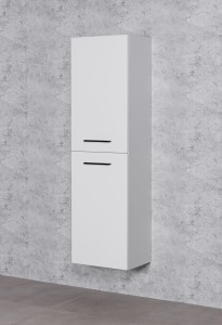 Regał łazienkowy biały 45x155cm DOMINO SMOOTH