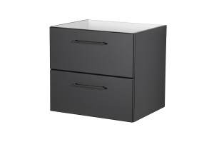 Szafka łazienkowa antracytowa 60 cm EGO
