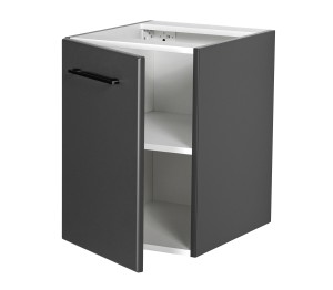 Szafka łazienkowa antracytowa z półką 40 cm EGO