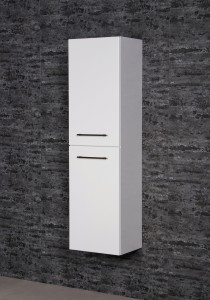 Regał łazienkowy biały 40x143cm EGO