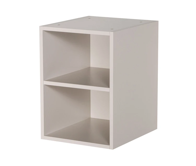 Otwarta szafka wnękowa z półkami 40 cm w kolorze kaszmirowym