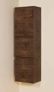 Regał łazienkowy antyczne drewno 45x155cm ELEGANTE