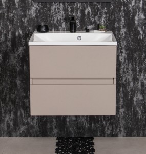 Szafka łazienkowa fume mat 60cm ESTO z umywalką