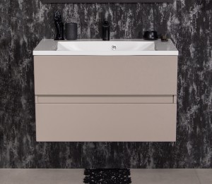 Szafka łazienkowa fume mat 80cm ESTO z umywalką