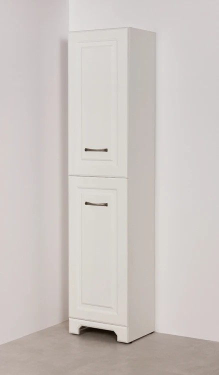 Regał łazienkowy biały 47x153cm FINEA