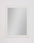 Lustro łazienkowe białe 60x80cm FINEA