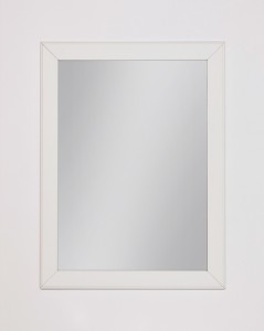 Lustro łazienkowe białe 60x80cm FINEA