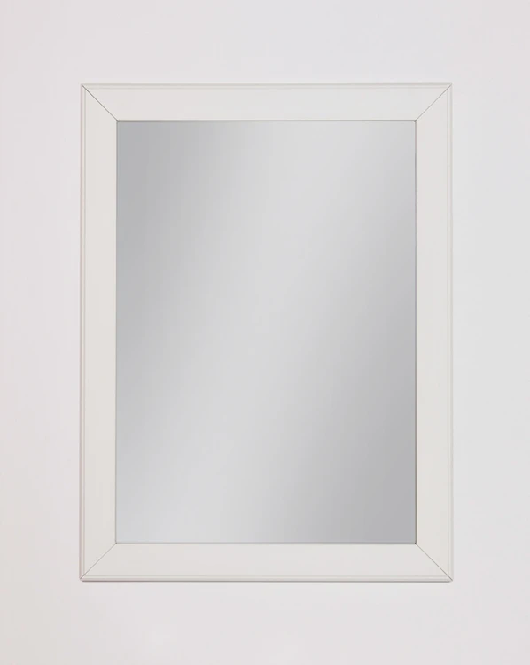 Lustro łazienkowe białe 60x80cm FINEA