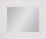 Lustro łazienkowe białe 100x80cm FINEA