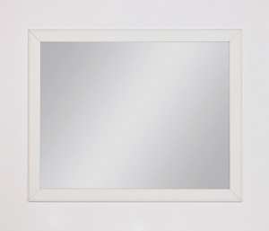 Lustro łazienkowe białe 100x80cm FINEA