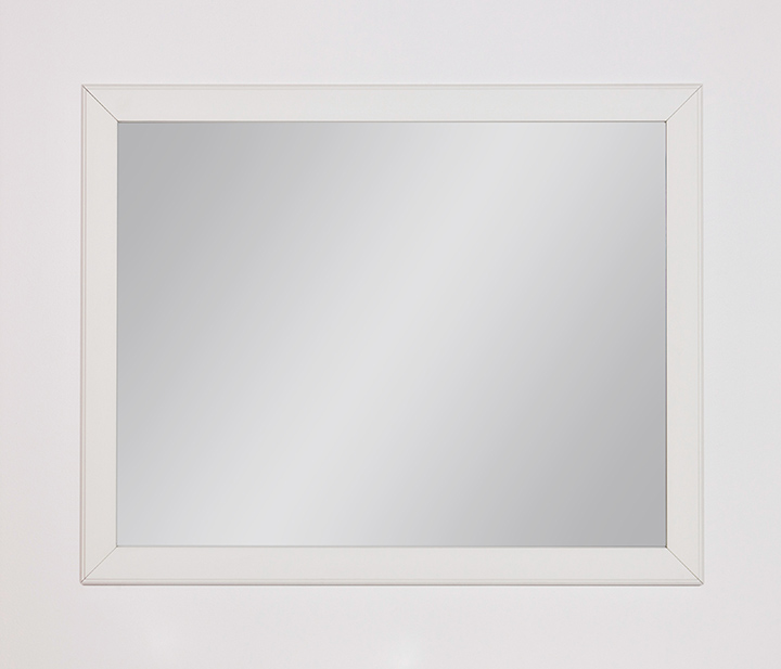Lustro łazienkowe białe 100x80cm FINEA