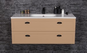 Szafka łazienkowa camel 121cm GREND z umywalką