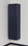 Regał łazienkowy granatowy 40x143cm GREND