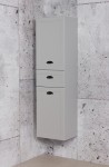 Regał łazienkowy szary 40x143cm GREND