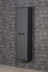 Regał łazienkowy antracyt 45x155cm LIBRA