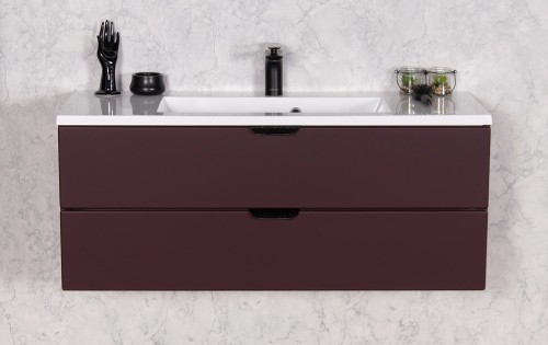 Szafka 100 cm kolor burgund seria Magnolia