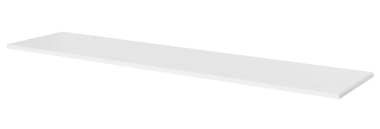 Biały blat łazienkowy Ego, szerokość 200 cm