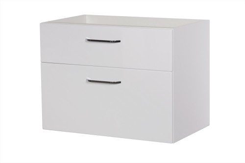 Biała modułowa szafka łazienkowa 80 cm seria Setto Modulo